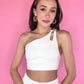 Feeling Zen (White) Sports Bra