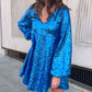 All About Me Sequin Babydoll Dress