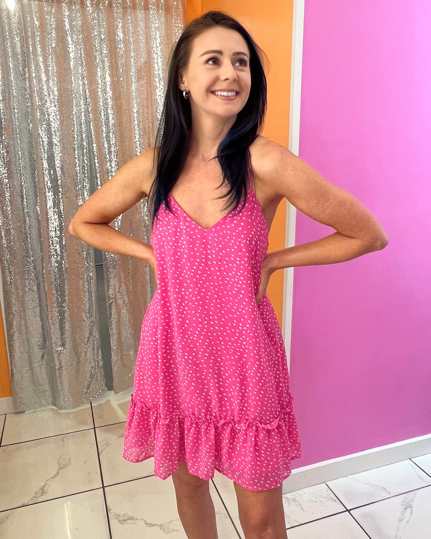 Endless Summer Polka Dot Dress