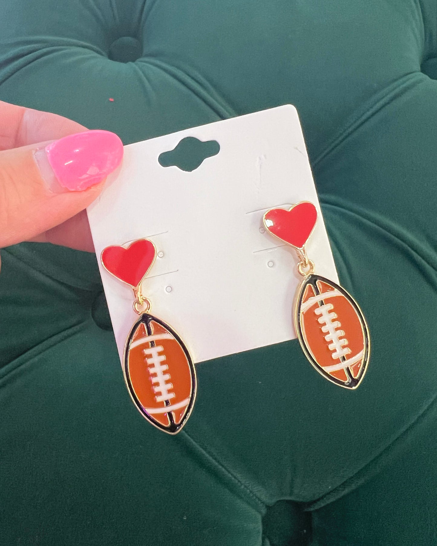 Love for Football Earrings