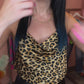 GNO Cheetah Print Satin Top